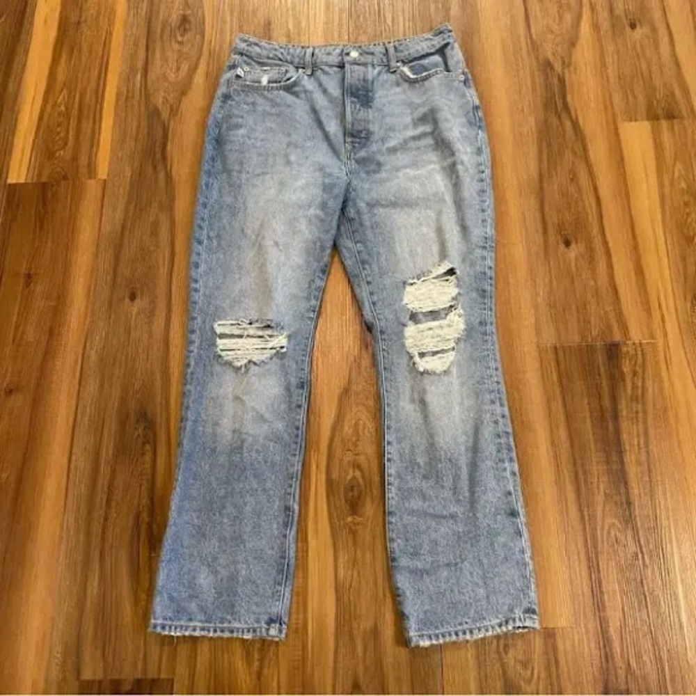 NWT Lovers & Friends Reece High Rise Rigid Slim Straight Jean Size 29